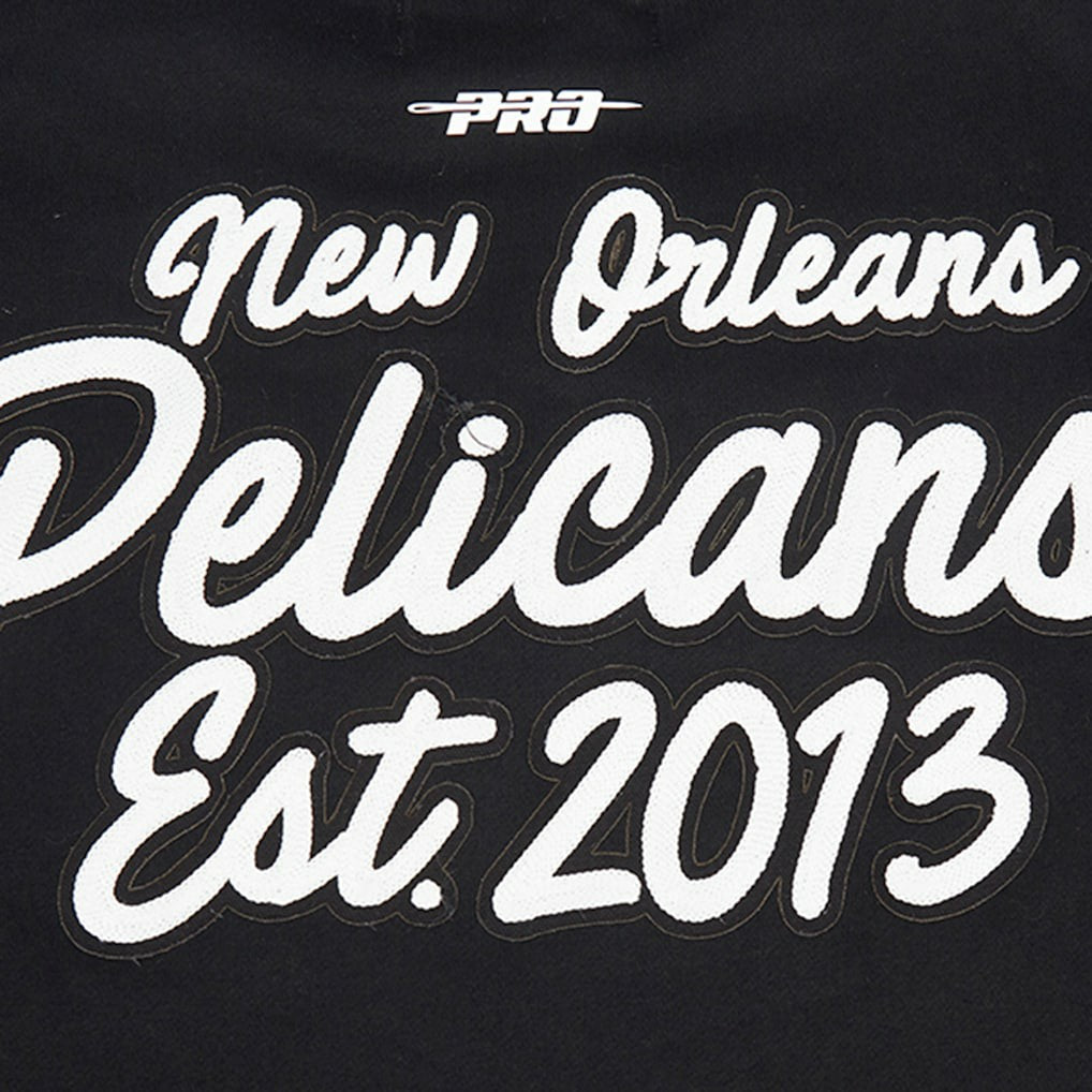 NBA - New Orleans Pelicans Pro Standard Paint the City Drop Shoulder Sweatshirt - Black