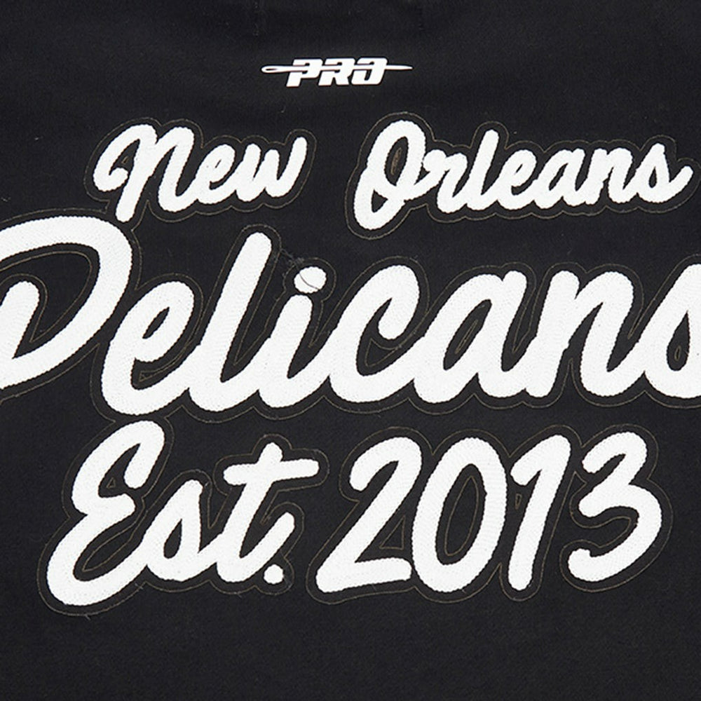 NBA - New Orleans Pelicans Pro Standard Paint the City Drop Shoulder Sweatshirt - Black