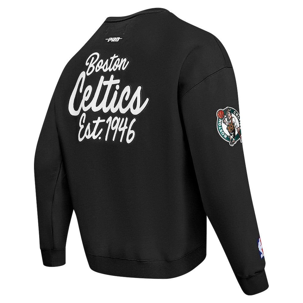 NBA - Boston Celtics Pro Standard Paint the City Drop Shoulder Sweatshirt - Black