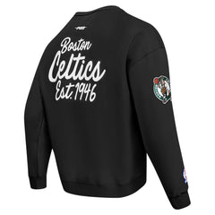 NBA - Boston Celtics Pro Standard Paint the City Drop Shoulder Sweatshirt - Black