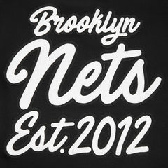 NBA - Brooklyn Nets Pro Standard Paint the City Drop Shoulder Sweatshirt - Black
