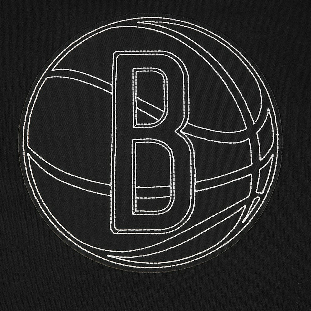 NBA - Brooklyn Nets Pro Standard Paint the City Drop Shoulder Sweatshirt - Black