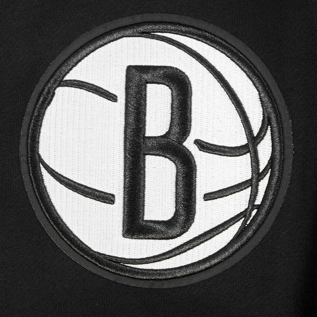 NBA - Brooklyn Nets Pro Standard Paint the City Drop Shoulder Sweatshirt - Black