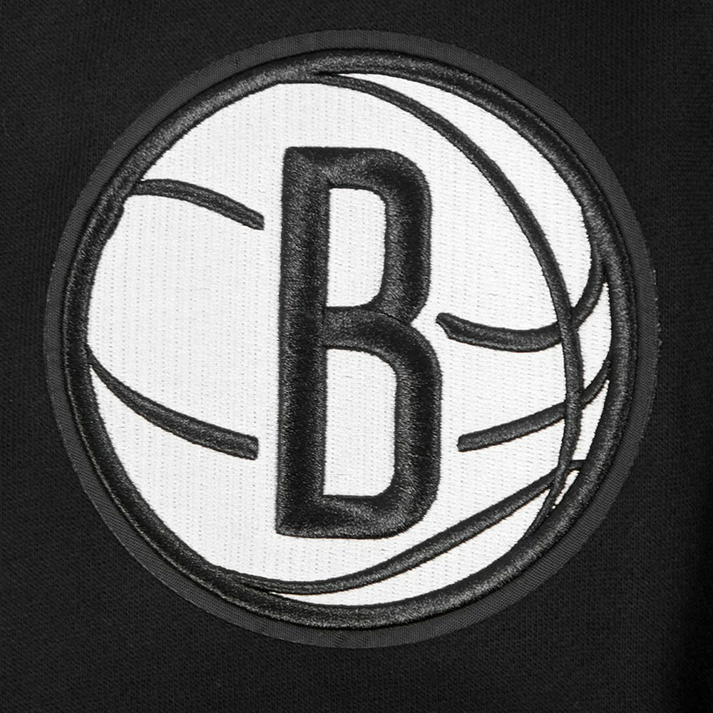 NBA - Brooklyn Nets Pro Standard Paint the City Drop Shoulder Sweatshirt - Black