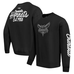 NBA - Charlotte Hornets Pro Standard Paint the City Drop Shoulder Sweatshirt - Black
