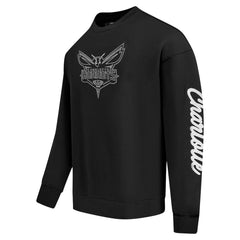NBA - Charlotte Hornets Pro Standard Paint the City Drop Shoulder Sweatshirt - Black