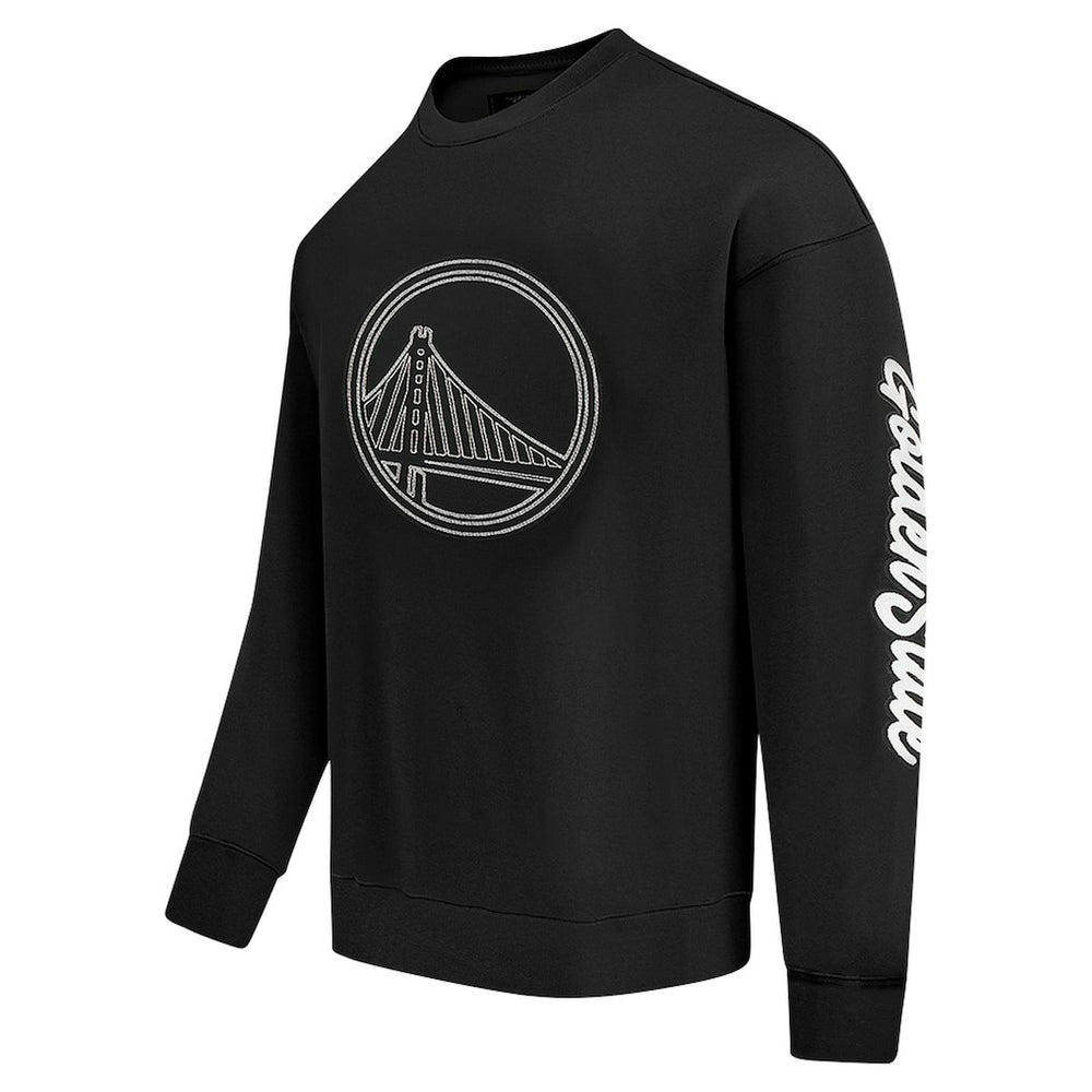 NBA - Golden State Warriors Pro Standard Paint the City Drop Shoulder Sweatshirt - Black