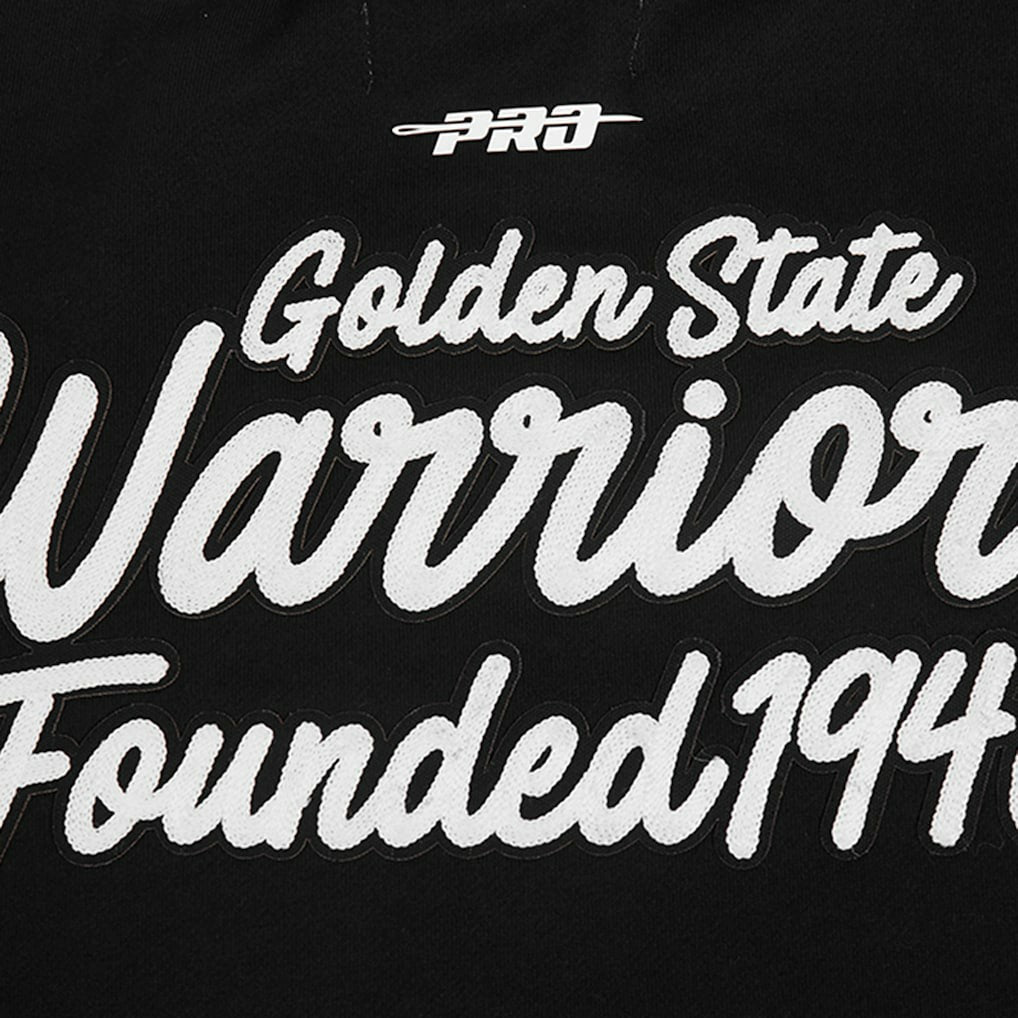 NBA - Golden State Warriors Pro Standard Paint the City Drop Shoulder Sweatshirt - Black