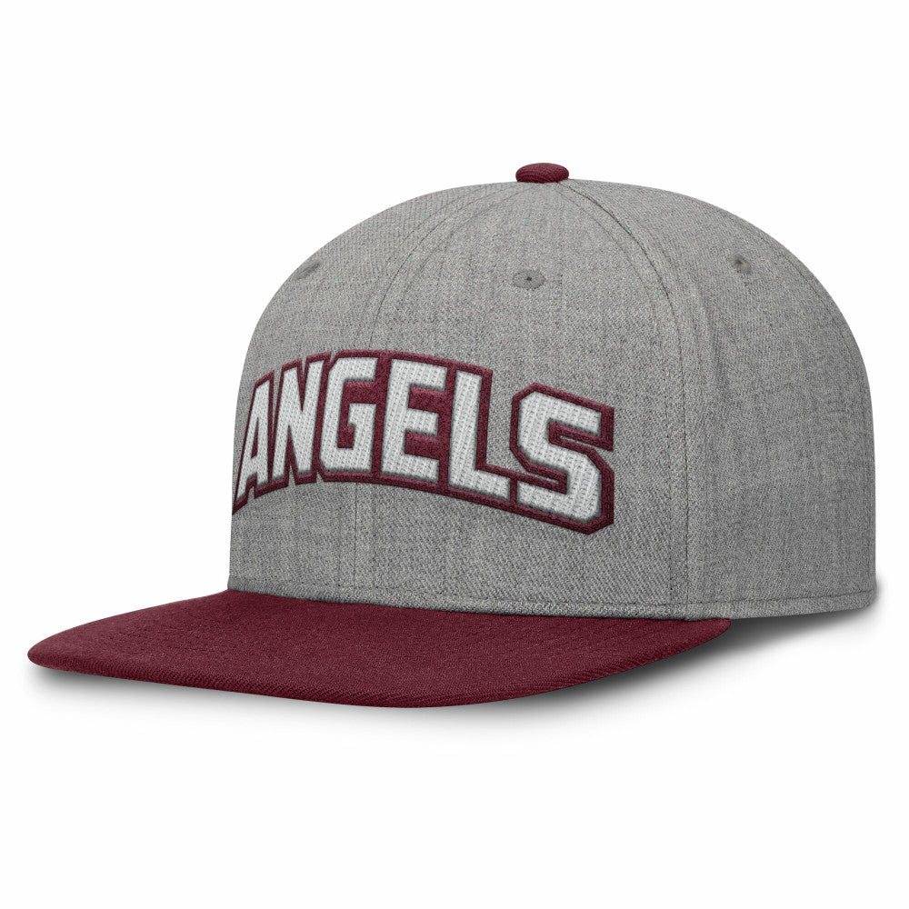 Los Angeles Angels Fanatics Elements Felt Chainstitch Snapback Hat Sale