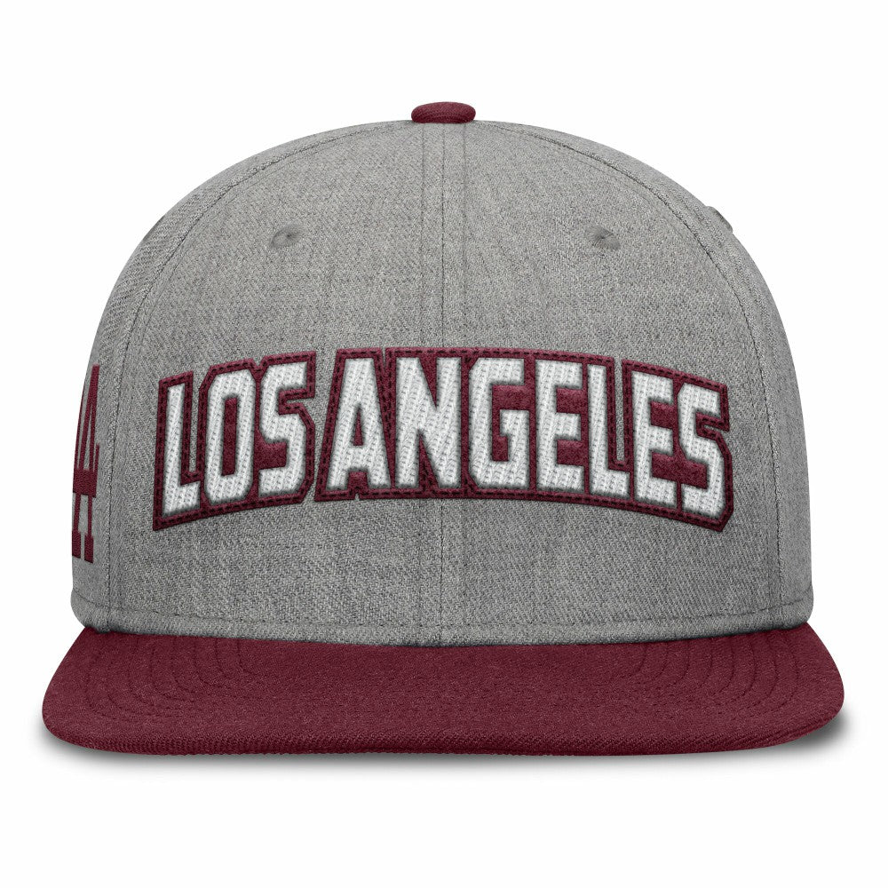 Los Angeles Dodgers Fanatics Elements Felt Chainstitch Snapback Hat Lifestyle
