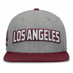 Los Angeles Dodgers Fanatics Elements Felt Chainstitch Snapback Hat Lifestyle