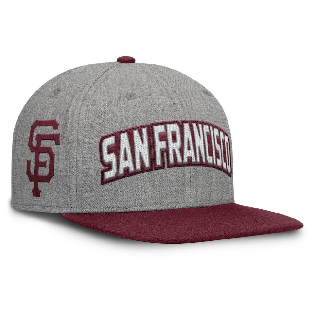 San Francisco Giants Fanatics Elements Felt Chainstitch Snapback Hat Clearance