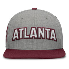 Atlanta Braves Fanatics Elements Felt Chainstitch Snapback Hat for sale