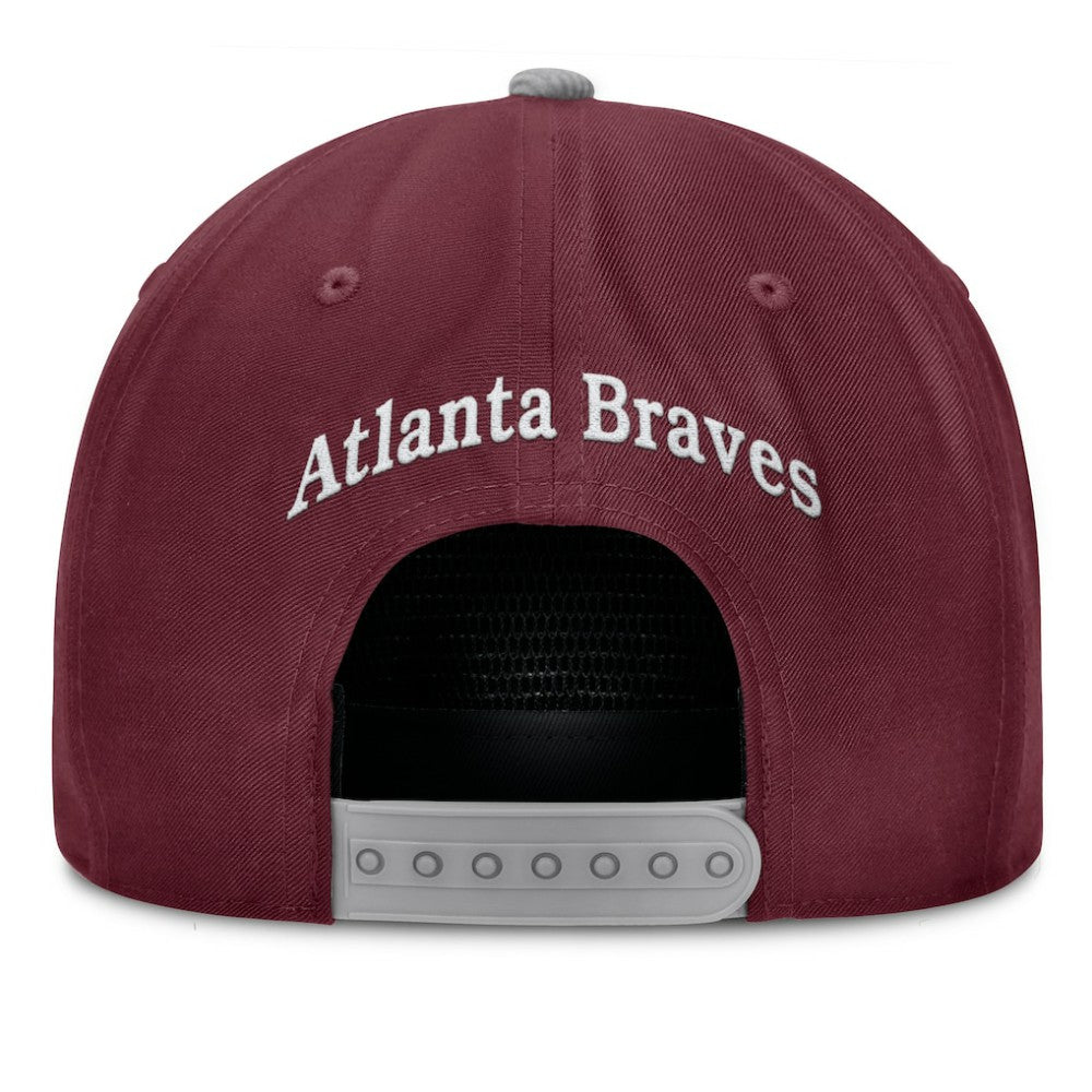 Atlanta Braves Fanatics Front Office Snapback Hat On Sale