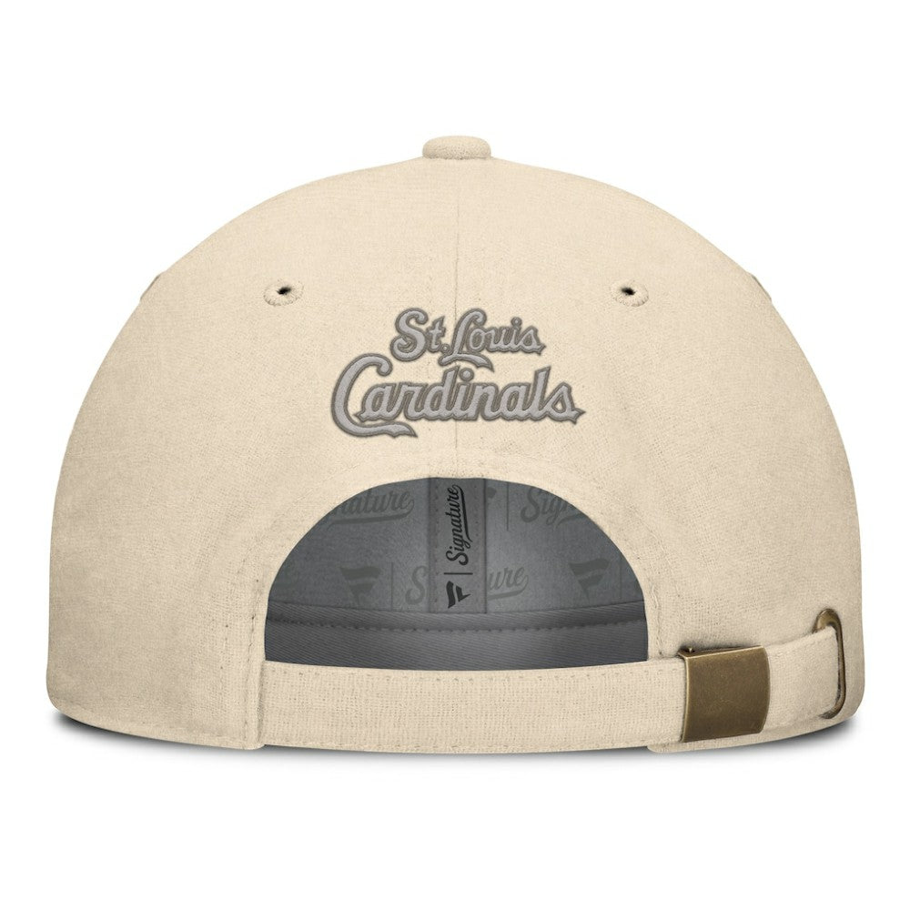 St. Louis Cardinals Fanatics Front Office Leather Patch Adjustable Hat Near Me