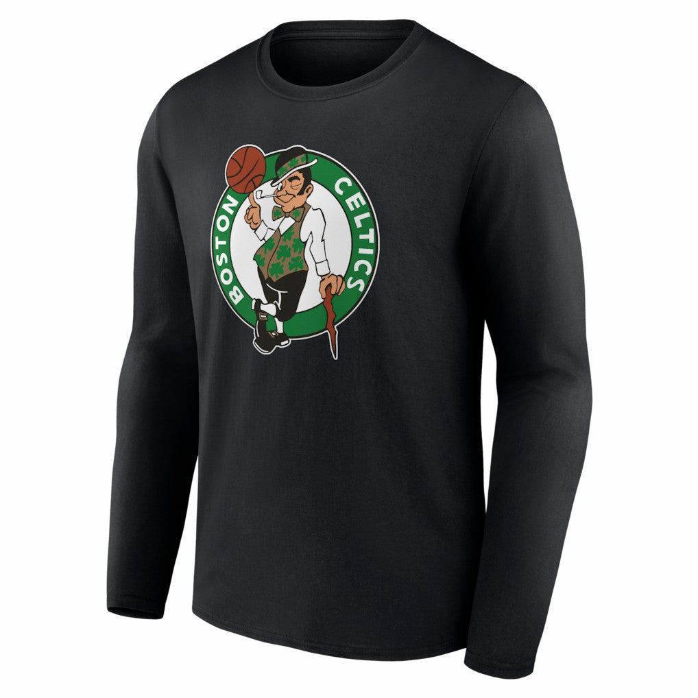 NBA - Boston Celtics Primary Logo Long Sleeve T-Shirt - Black