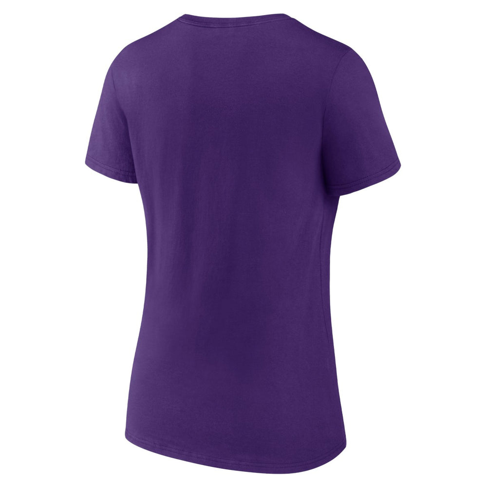 NBA - Los Angeles Lakers Women's Primary Logo V-Neck T-Shirt - Purple