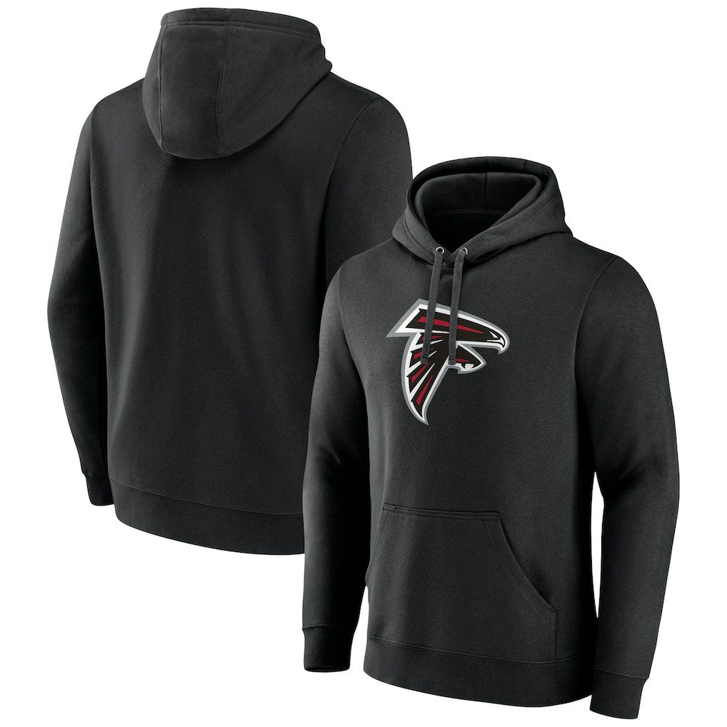 Atlanta Falcons Primary Logo Pullover Hoodie Black - NFL
