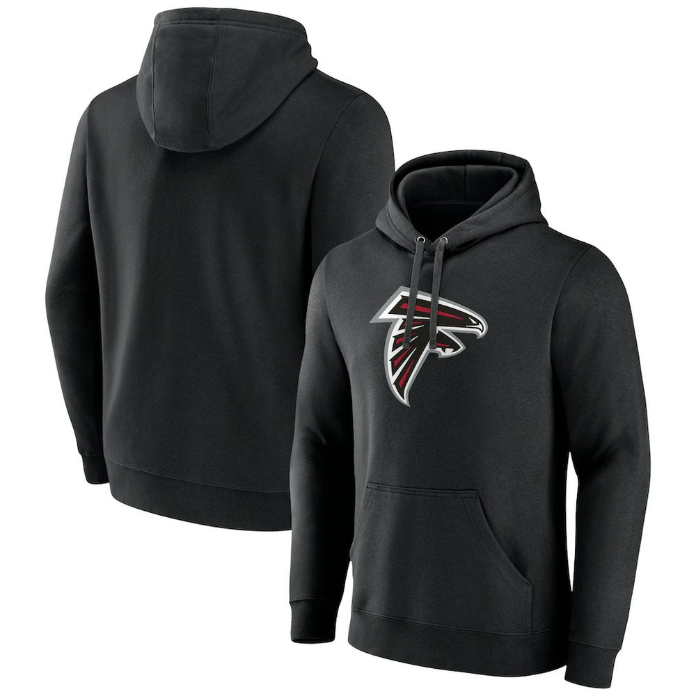 Atlanta Falcons Primary Logo Pullover Hoodie Black - NFL