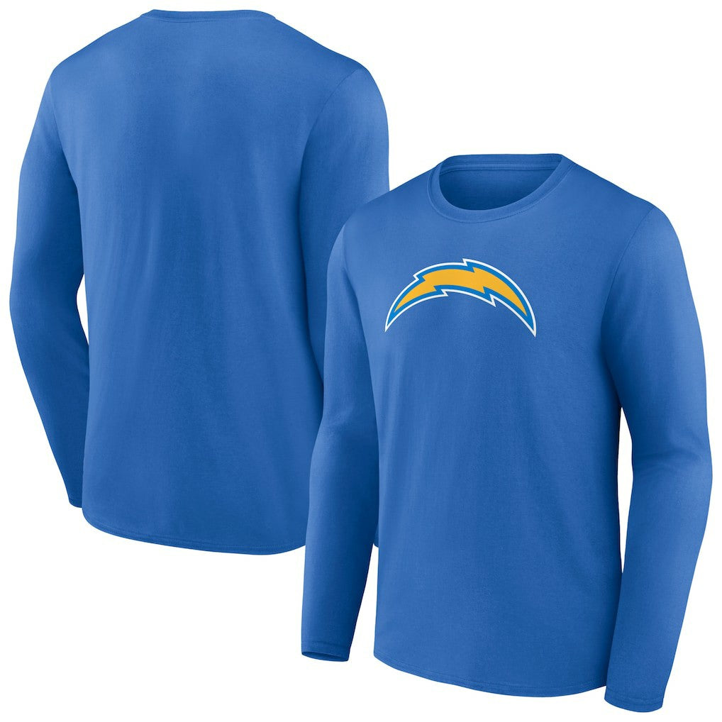 Los Angeles Chargers Primary Logo Long Sleeve T-Shirt Powder Blue - NFL