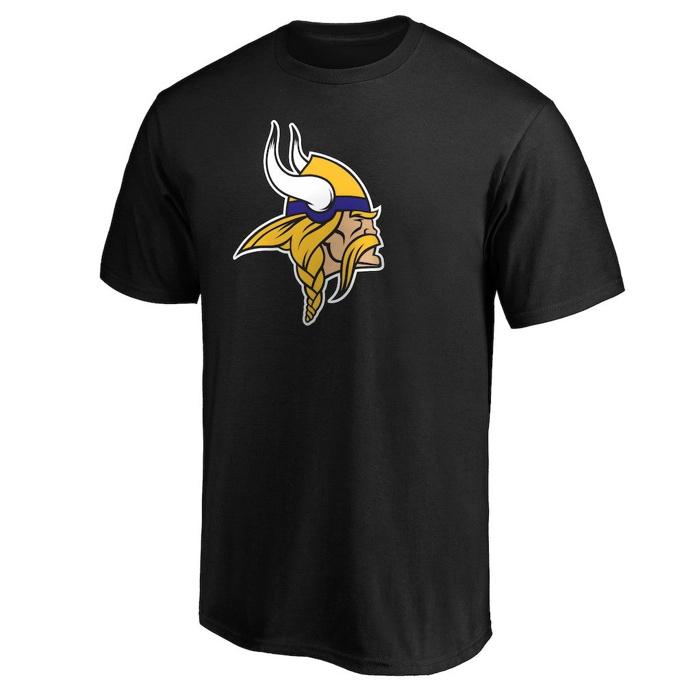 Minnesota Vikings Primary Logo T-Shirt Black - Fanatics
