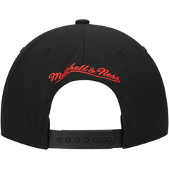 New York Rangers Mitchell & Ness Core Team Script 2.0 Snapback Hat Black
