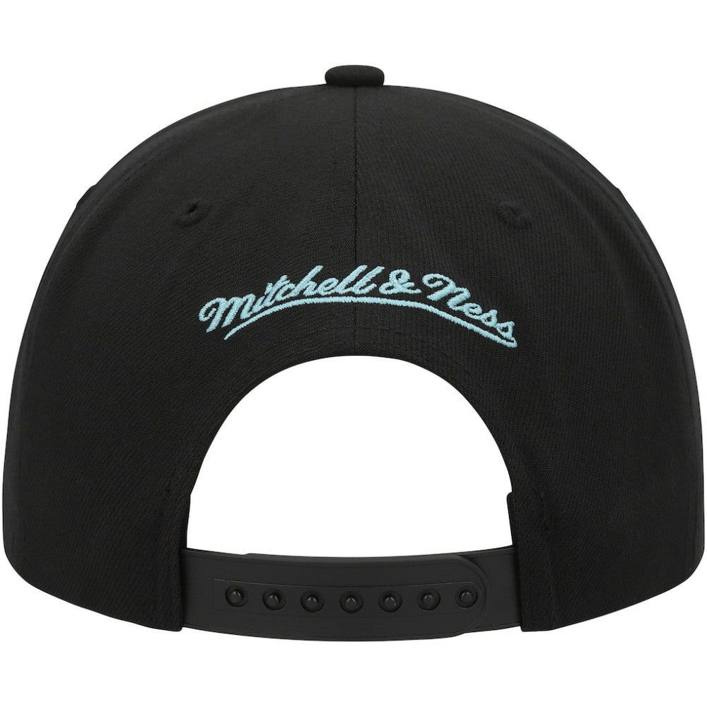 Seattle Kraken Mitchell & Ness Core Team Script 2.0 Snapback Hat Black