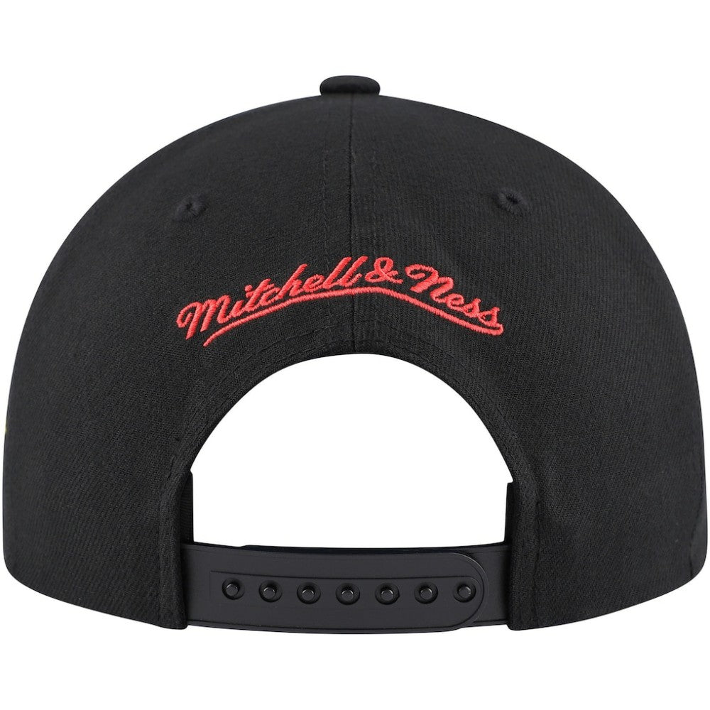 Vancouver Canucks - Mitchell & Ness Core Team Script 2.0 Snapback Hat Black