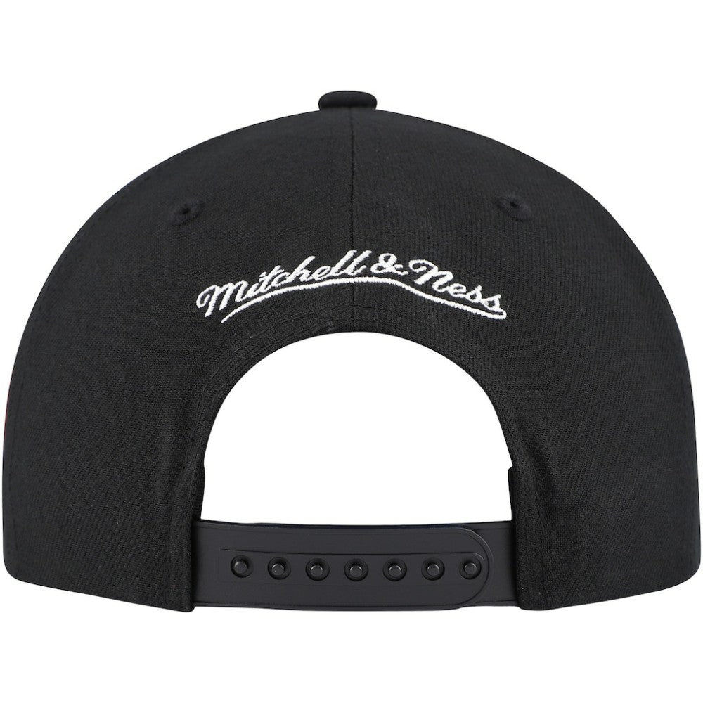 Detroit Red Wings - Mitchell & Ness Core Team Script 2.0 Snapback Hat Black