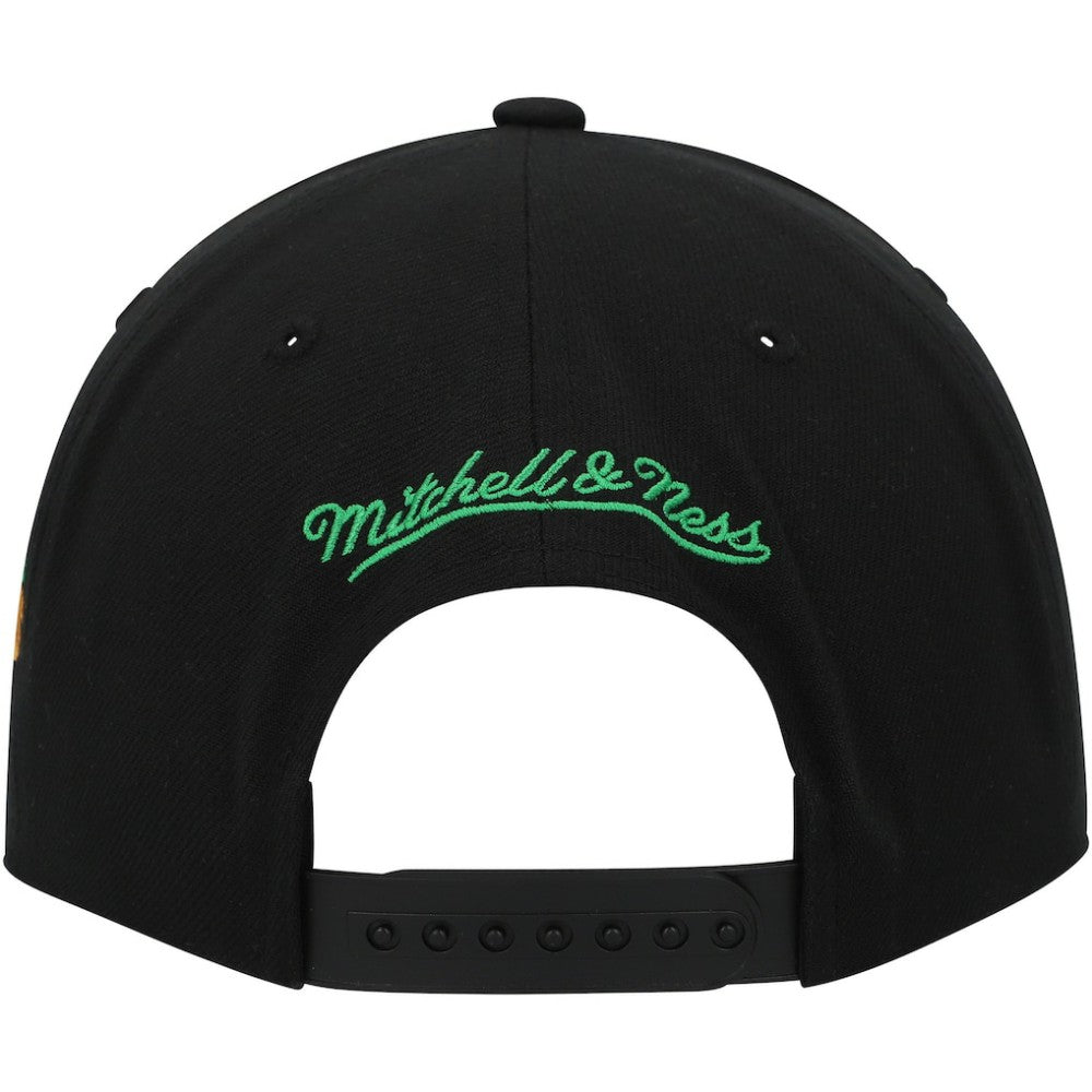 Dallas Stars - Mitchell & Ness Core Team Script 2.0 Snapback Hat Black