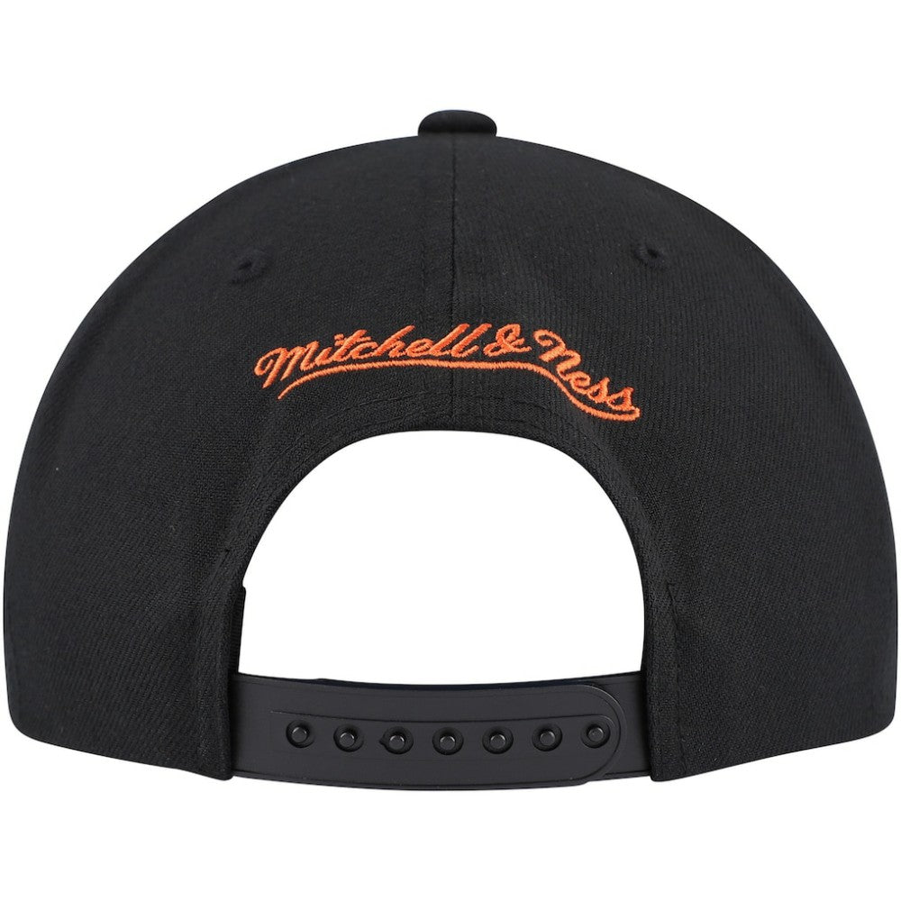 Edmonton Oilers - Mitchell & Ness Core Team Script 2.0 Snapback Hat Black