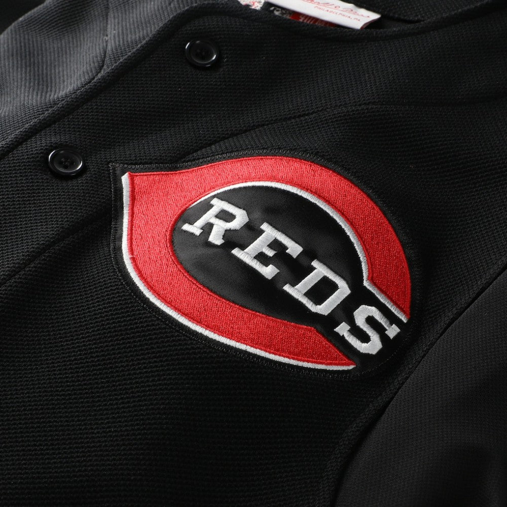 Ken Griffey Jr. Cincinnati Reds Mitchell & Ness Cooperstown Collection Authentic Mesh Batting Practice Jersey Clearance