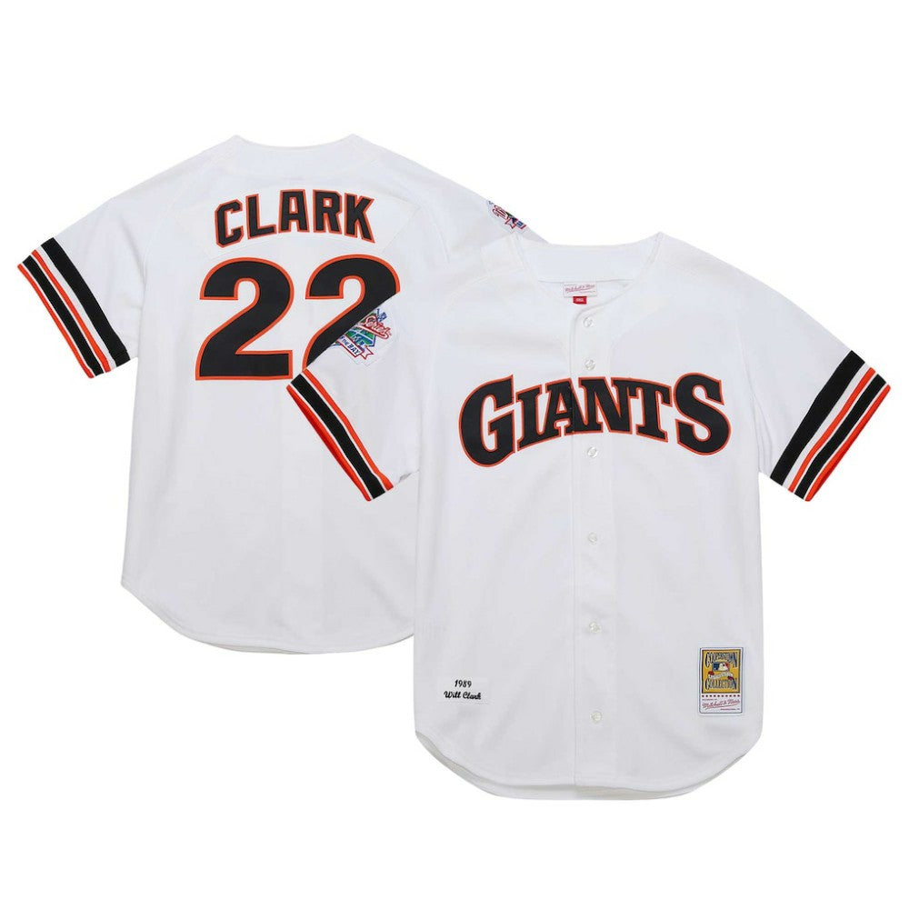 Will Clark San Francisco Giants Mitchell & Ness Cooperstown Collection 1989 Authentic Jersey Clearance