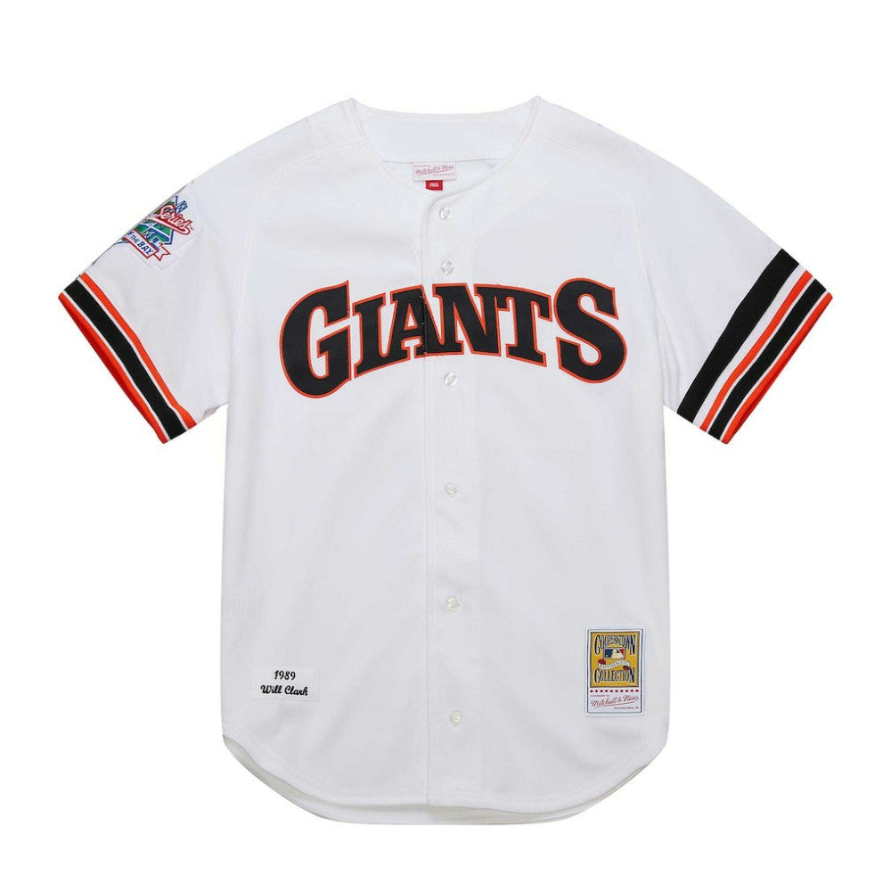 Will Clark San Francisco Giants Mitchell & Ness Cooperstown Collection 1989 Authentic Jersey - White | MLB Jerseys