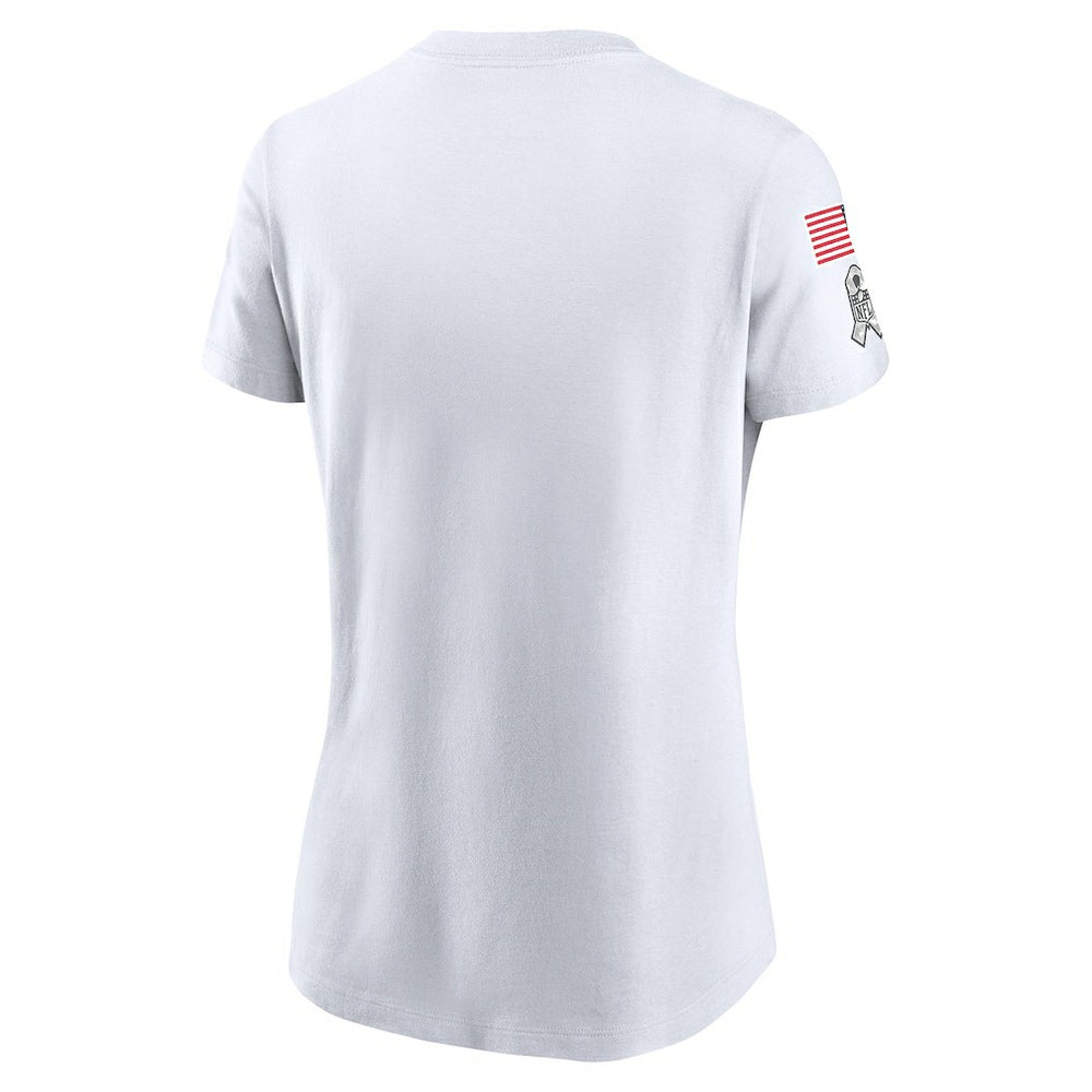 Las Vegas Raiders Women's 2024 Salute To Service Legend Performance T-Shirt White - Nike