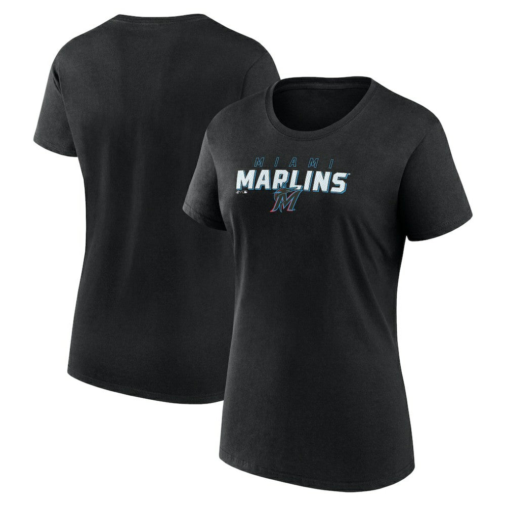 Miami Marlins Fanatics Women's Lean T-Shirt for sale