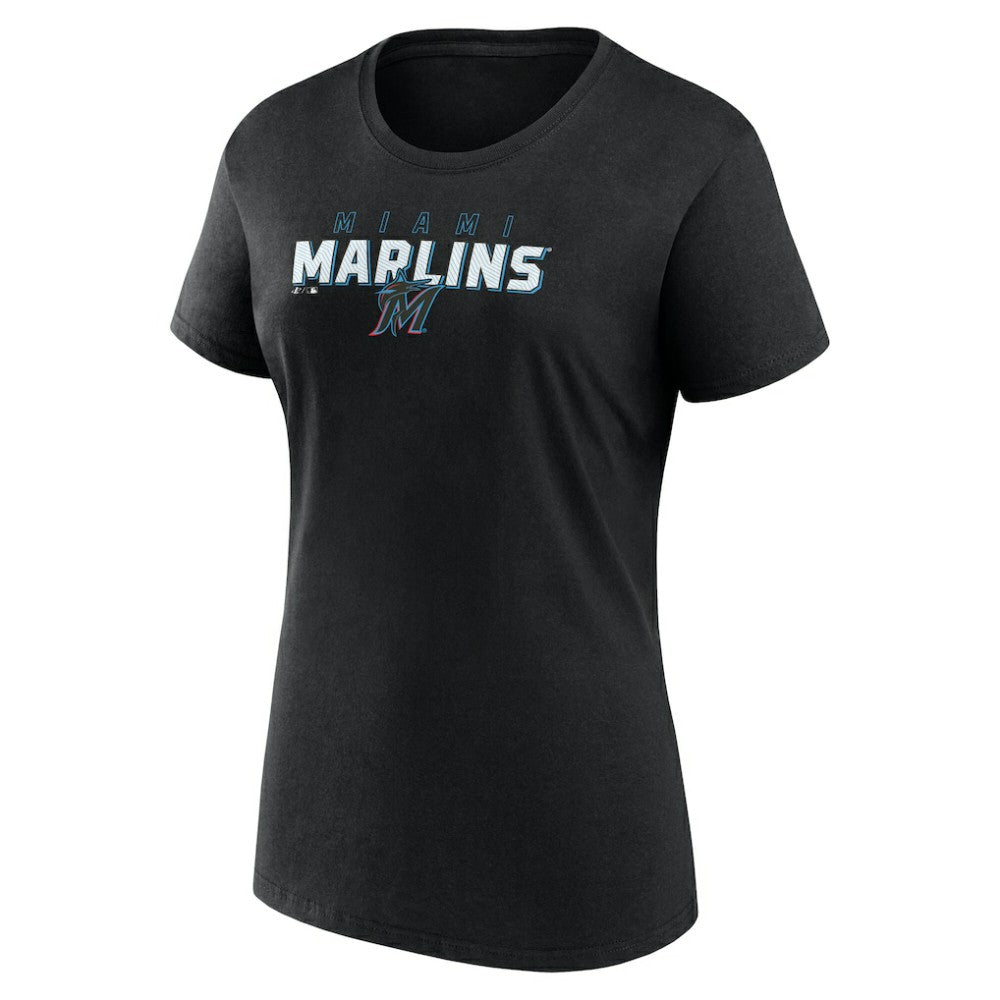 Miami Marlins Fanatics Women's Lean T-Shirt for sale