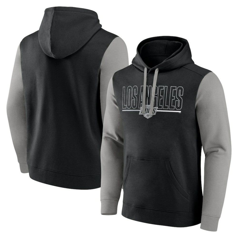 Los Angeles Kings - Logo Athletic Deliver Fleece Pullover Hoodie Black