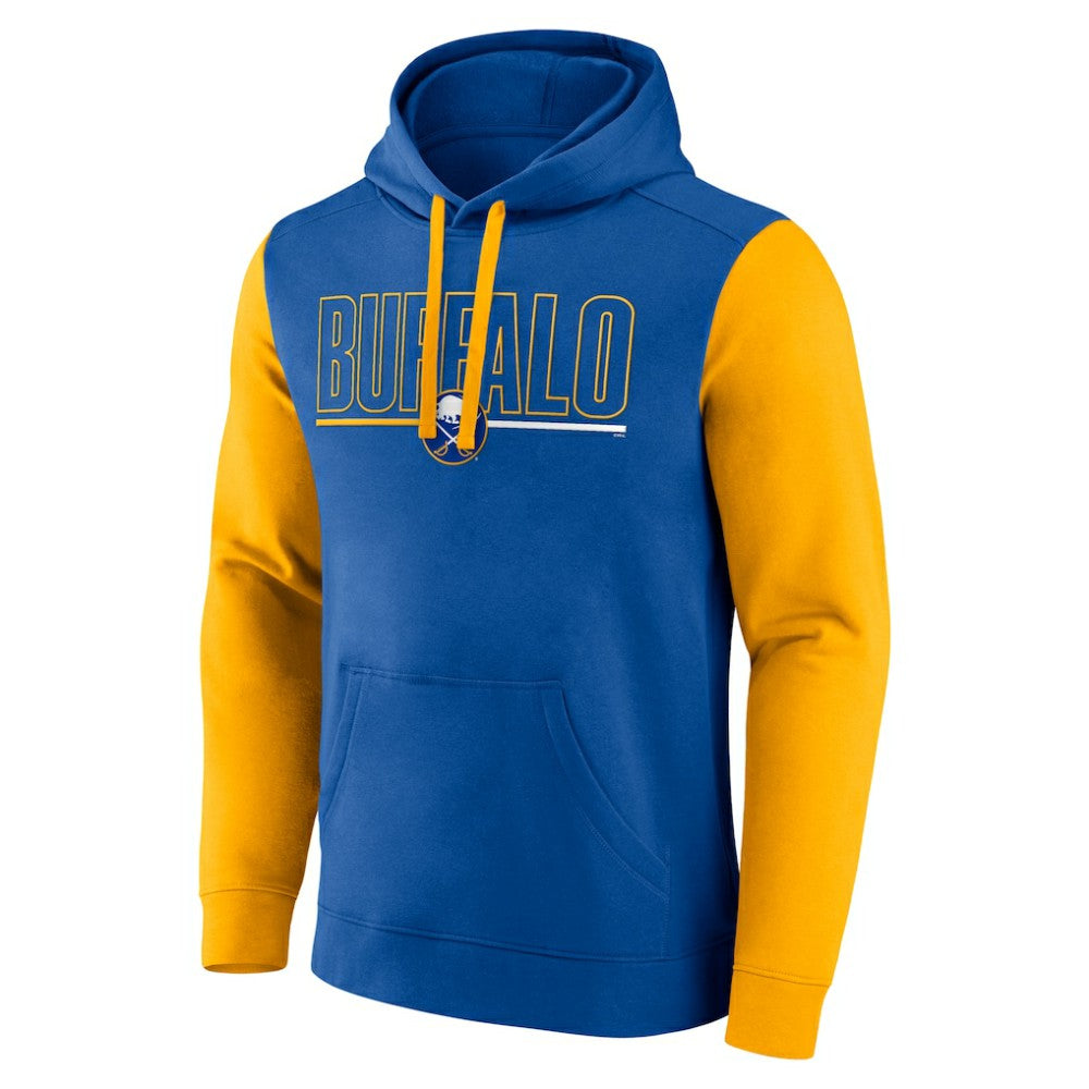Buffalo Sabres - Logo Athletic Deliver Fleece Pullover Hoodie Royal