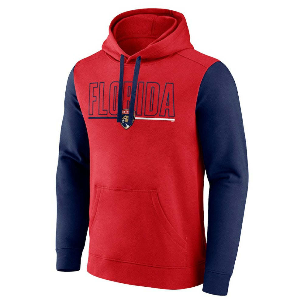 Florida Panthers - Logo Athletic Deliver Fleece Pullover Hoodie Red
