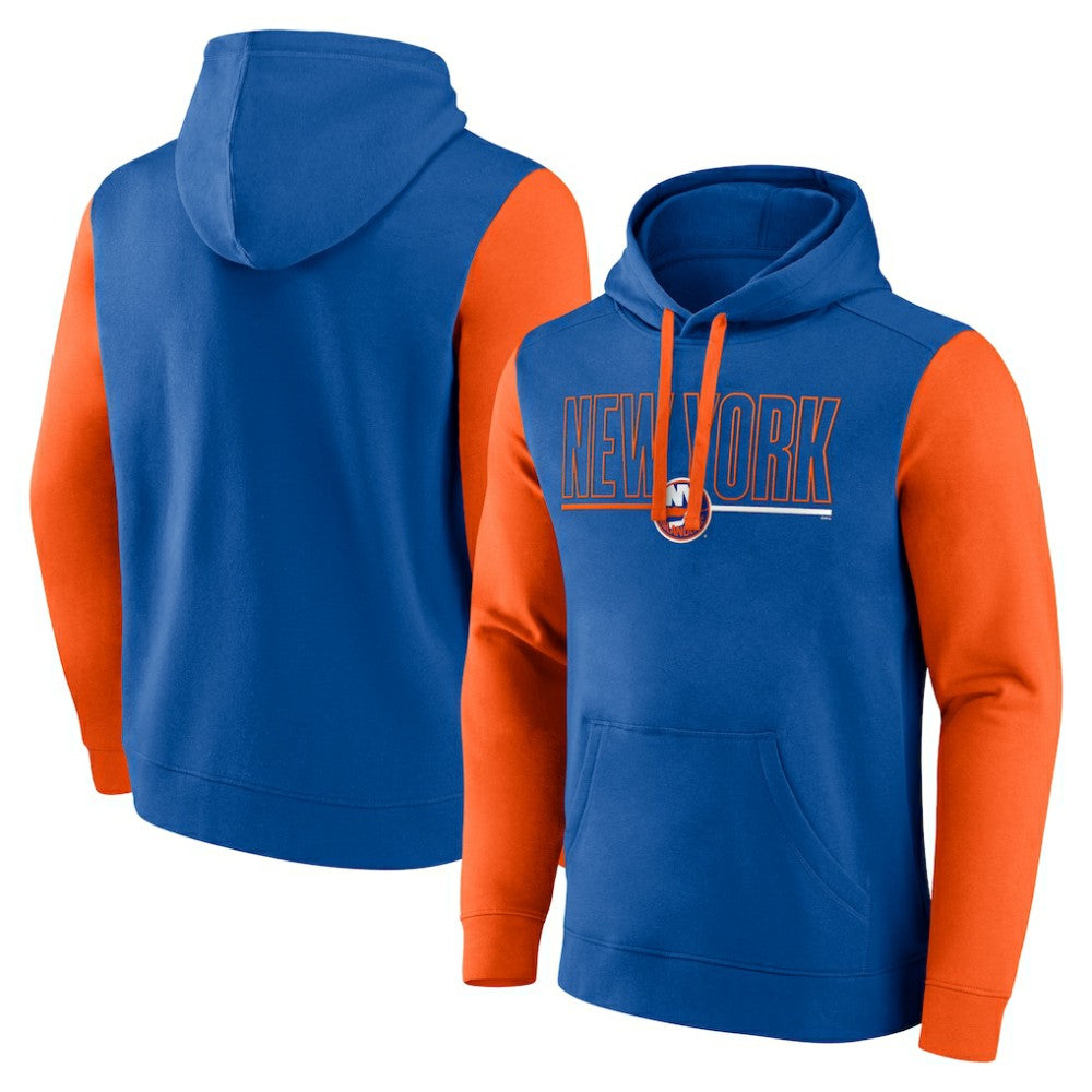New York Islanders - Logo Athletic Deliver Fleece Pullover Hoodie Royal