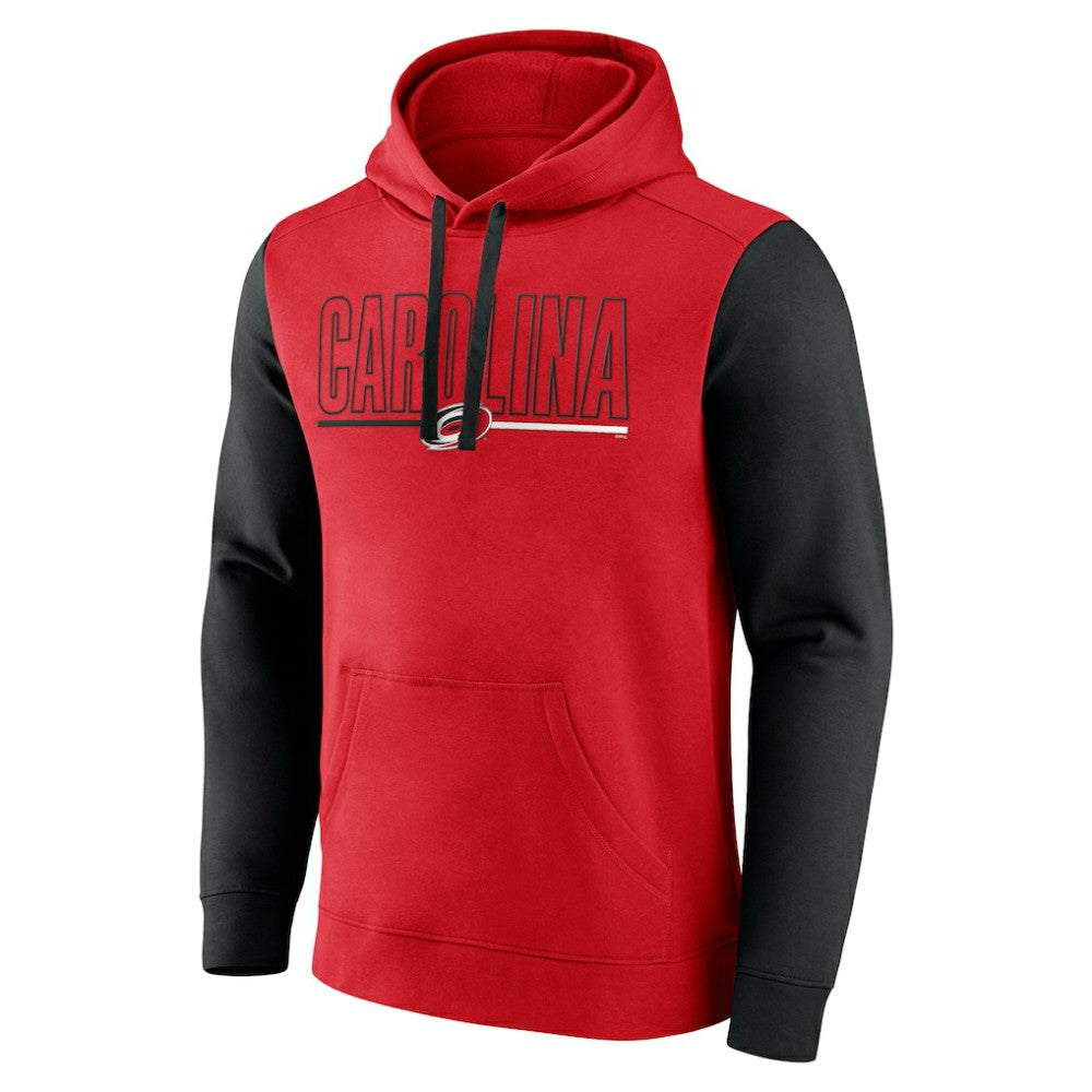 Carolina Hurricanes - Logo Athletic Deliver Fleece Pullover Hoodie Red