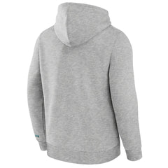 Miami Dolphins Legacy Fleece Pullover Hoodie Heather Gray - Fanatics