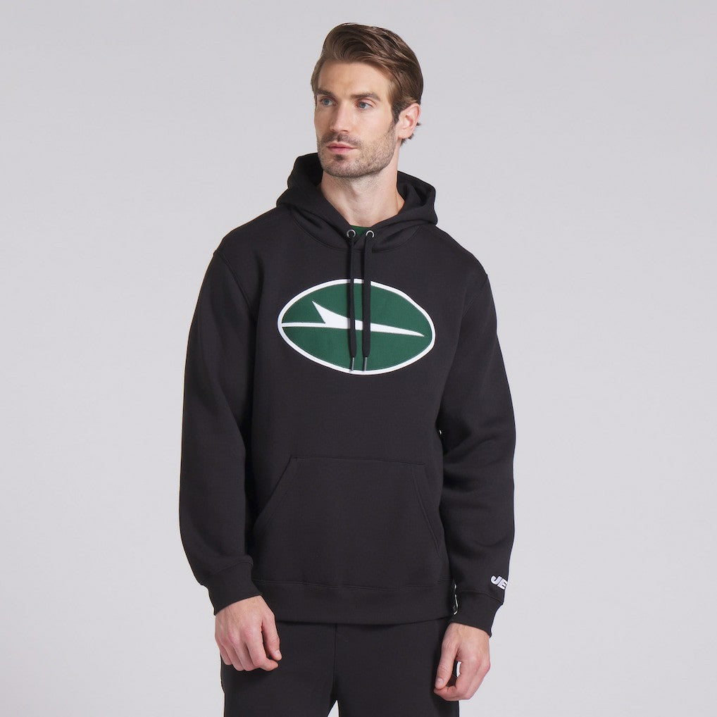 New York Jets Legacy Fleece Pullover Hoodie Black - Fanatics