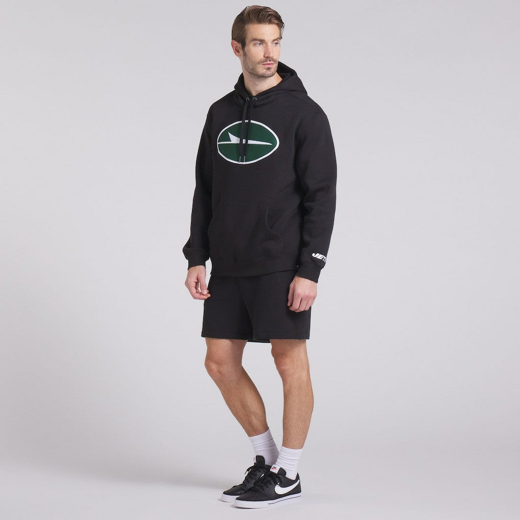 New York Jets Legacy Fleece Pullover Hoodie Black - Fanatics