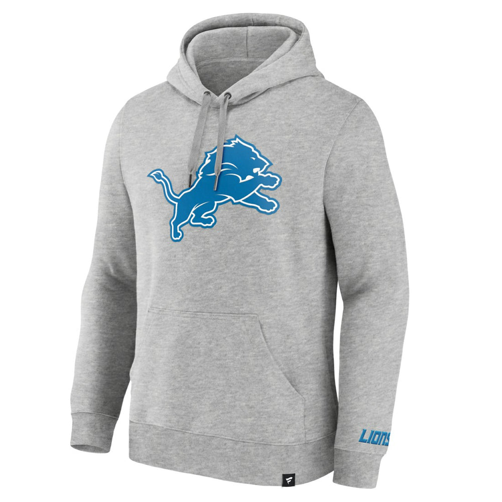 Detroit Lions Legacy Fleece Pullover Hoodie Heather Gray - Fanatics