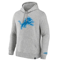Detroit Lions Legacy Fleece Pullover Hoodie Heather Gray - Fanatics