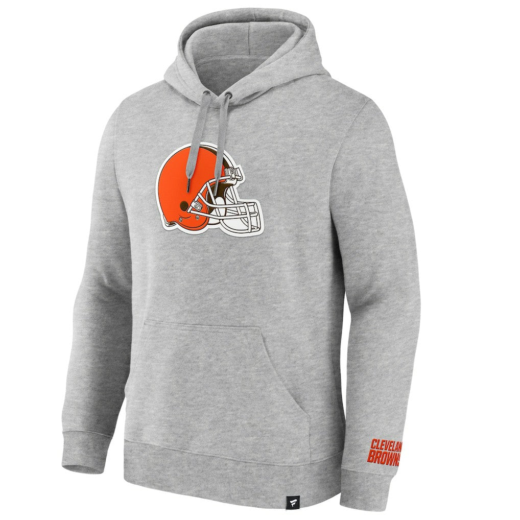 Cleveland Browns Legacy Fleece Pullover Hoodie Heather Gray - Fanatics