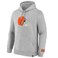 Cleveland Browns Legacy Fleece Pullover Hoodie Heather Gray - Fanatics