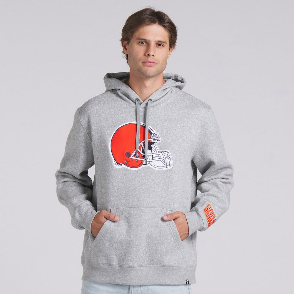 Cleveland Browns Legacy Fleece Pullover Hoodie Heather Gray - Fanatics